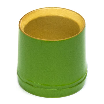 Plastic Sake Cup Green Bamboo 2"x2"