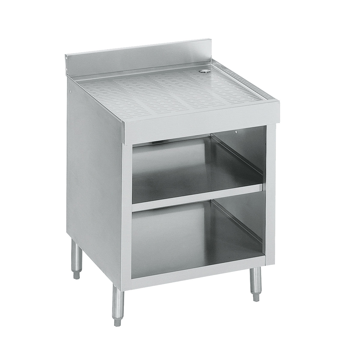 Krowne Underbar Glass Rack Storage Cabinet, Shelves, 24"W