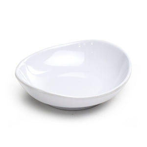 4-1/2" Melamine Round Saucer Dish, White