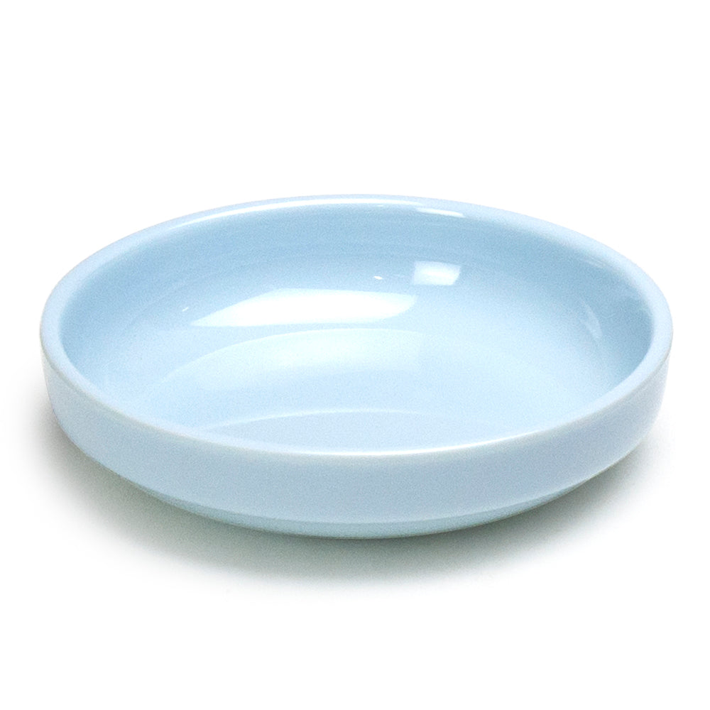5-1/2" Melamine Oval Flat Bowl 9oz, Blue Jade