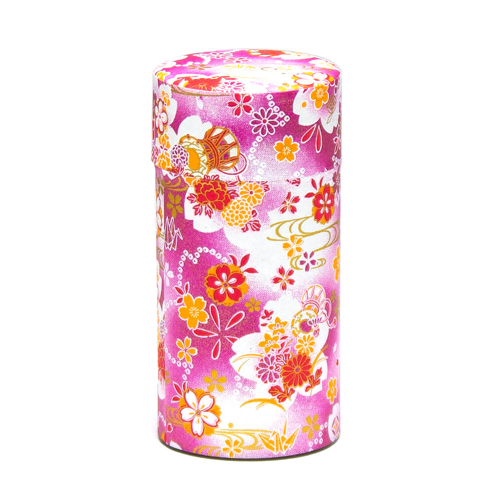 Tea Container 6"H w/Inner Plastic Lid