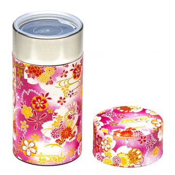 Tea Container 6"H w/Inner Plastic Lid
