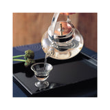HARIO 'Maru Chirori' Glass Sake Cooler 360ml, Silver