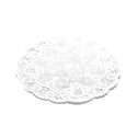 6″ White Round Lace Tempura Paper — 1,000/Pack