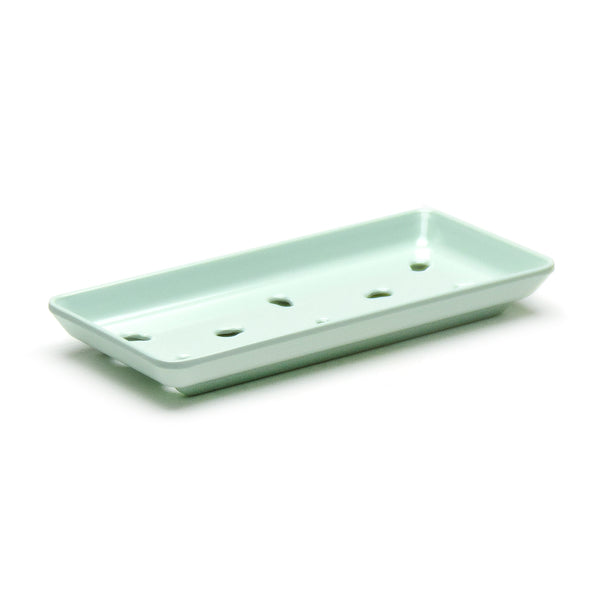 Melamine Sushi Case Plate (Light Green) 8-3/4 X4"