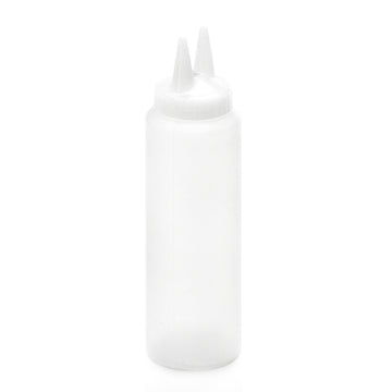 Squeeze Bottle Twintip 8oz, Clear