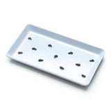 Melamine Sushi Case Plate (White) 8-3/4X5"