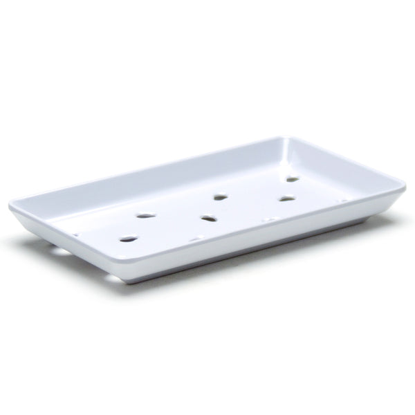 Melamine Sushi Case Plate (White) 8-3/4X5"
