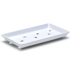 Melamine Sushi Case Plate (White) 8-3/4X5"