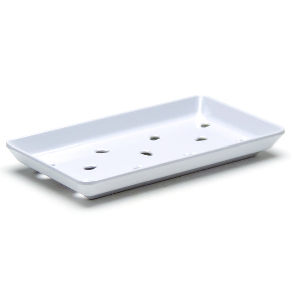 Melamine Sushi Case Plate (White) 8-3/4X5