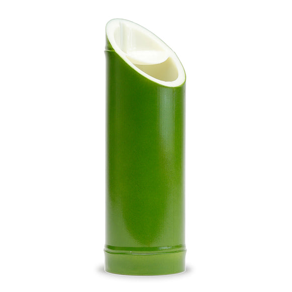 Plastic Sake Bottle Green Bamboo 13oz