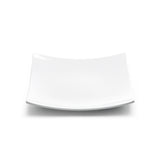 7-3/8" Melamine Square Flare Plate, White