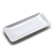 11-1/4"X5" Melamine Rectangular Plate, White