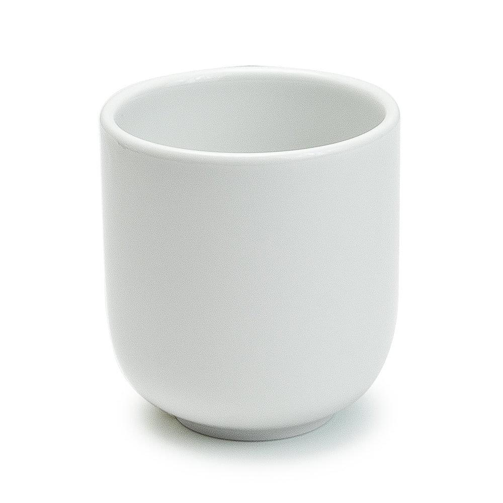 3.34"H Porcelain Tea Cup White