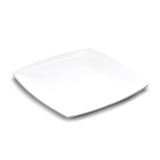 Melamine Square Flare Plate 10"x1"Deep, White