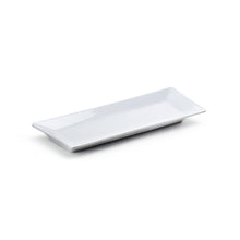 10¼″ × 4″ White Melamine Rectangular Plate