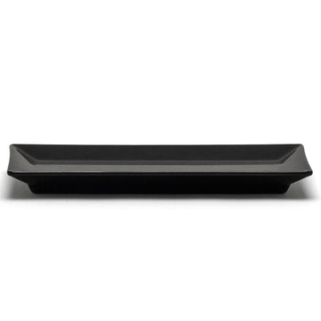 Melamine Rectangular Platter 15"x5-1/4", Black