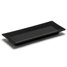 15″ × 5¼″ Black Melamine Rectangular Platter – 29115BK