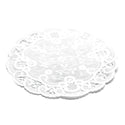 8″ White Round Lace Tempura Paper — 1,000/Pack