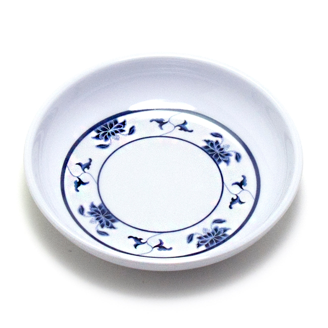 Melamine Round Sauce Dish 3-1/4", Blue Lotus