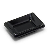 3⅝″ × 2½″ Black Melamine Rectangular Sauce Dish