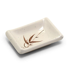 Melamine Rectangular Sauce Dish 3-5/8"x2-1/2", Autumn Grass