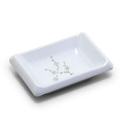 Melamine Rectangular Sauce Dish 3-3/4"x2-1/2", White Plum