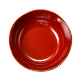 Melamine Round Sauce Bowl, Black/Red