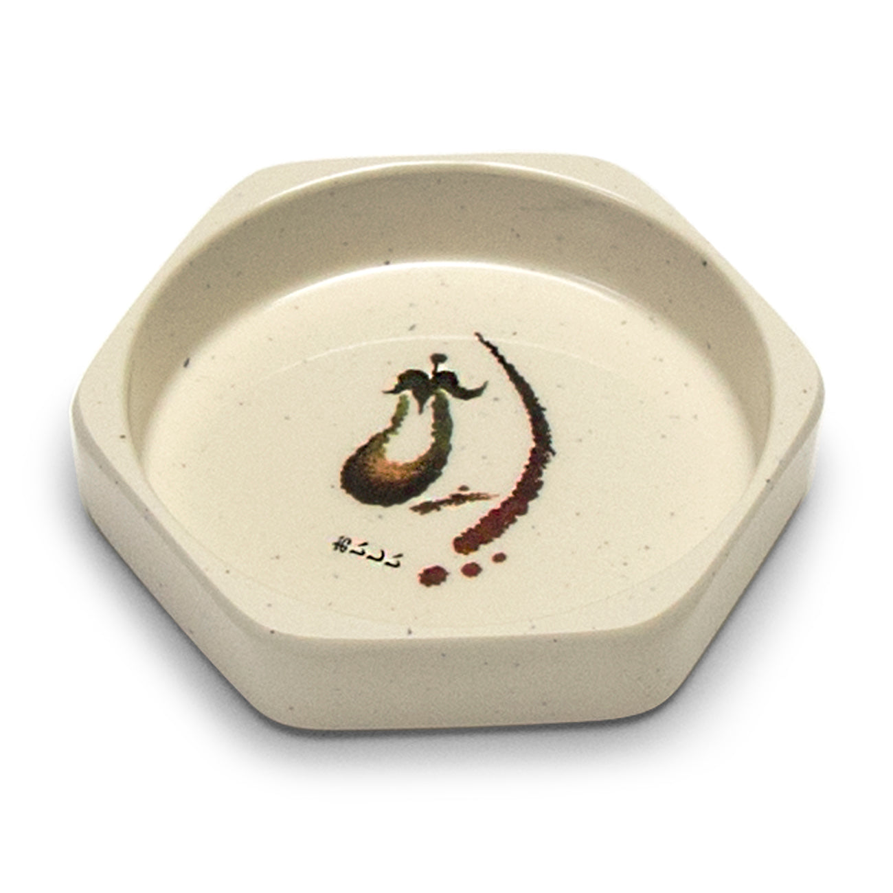 Melamine Octagonal Sauce Bowl 4-1/4", Eggplant