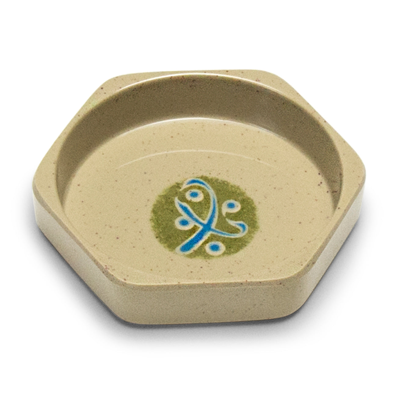 Melamine Octagonal Sauce Bowl 4-1/4", Green