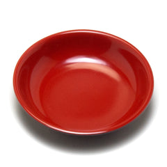 Melamine Round Sauce Dish 4", Black/Red