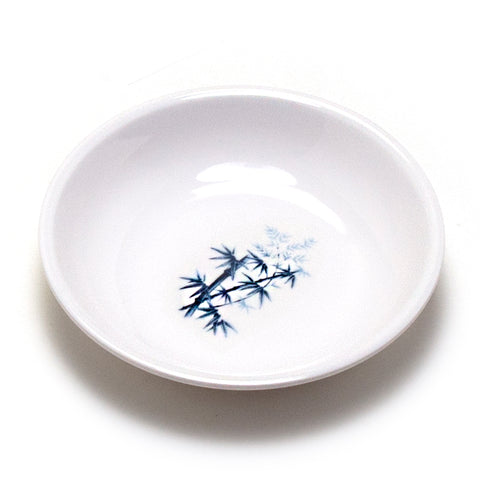 Melamine Round Sauce Dish 4", Bamboo