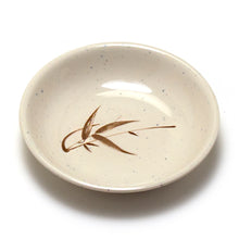 4″ Beige & Brown Autumn Grass Melamine Round Sauce Dish