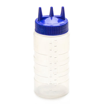 Squeeze Bottle Tri Tip Wide Mouth 16oz, Clear