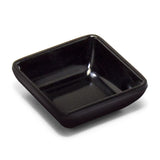 Black Melamine Square Sauce Dish, 3-Inch | 334-AB