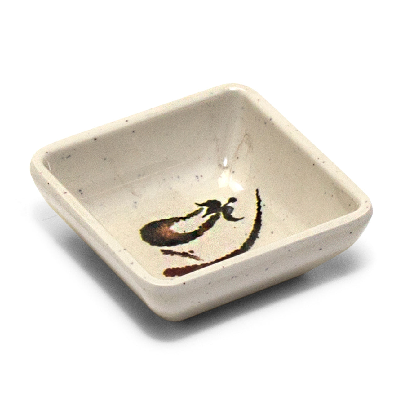Melamine Square Sauce Dish 3", Eggplant