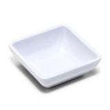 3″ White Melamine Square Sauce Dish
