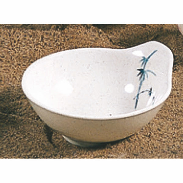 4-1/2" Melamine Sauce Bowl 7oz, Bamboo