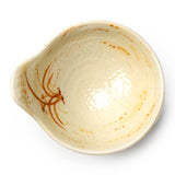 4-1/4" Melamine Round  Tempura Sauce Bowl, Gold Orchid