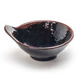 4-1/4" Melamine Round Tempura Sauce Bowl, Tenmoku