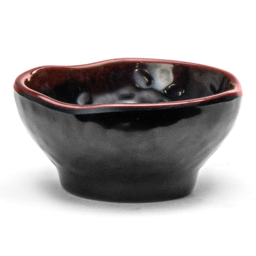 3-1/4" Melamine Round Sauce Bowl, Tenmoku