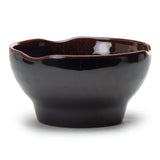 5" Melamine Wave Rice Bowl, Tenmoku
