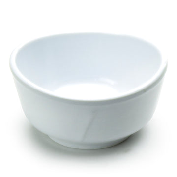 4-1/2" Melamine Round Bowl 11oz, White