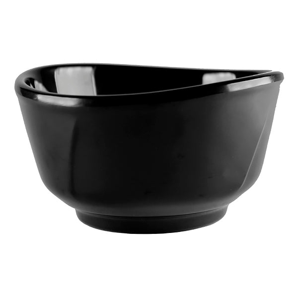 5-5/8" Melamine Round Bowl, Black