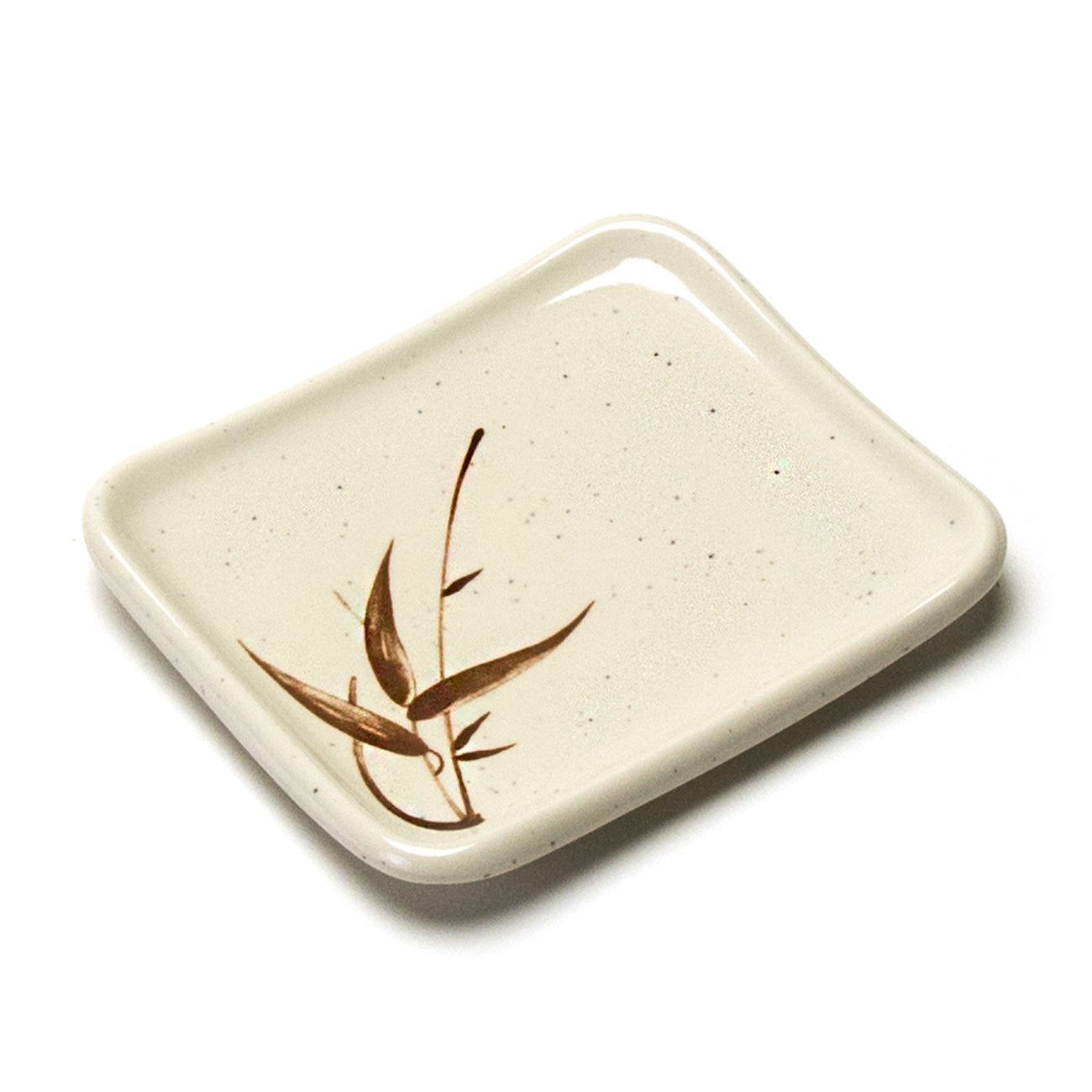 Melamine Rectangular Plate 5-1/2"x4-7/8", Autumn Grass