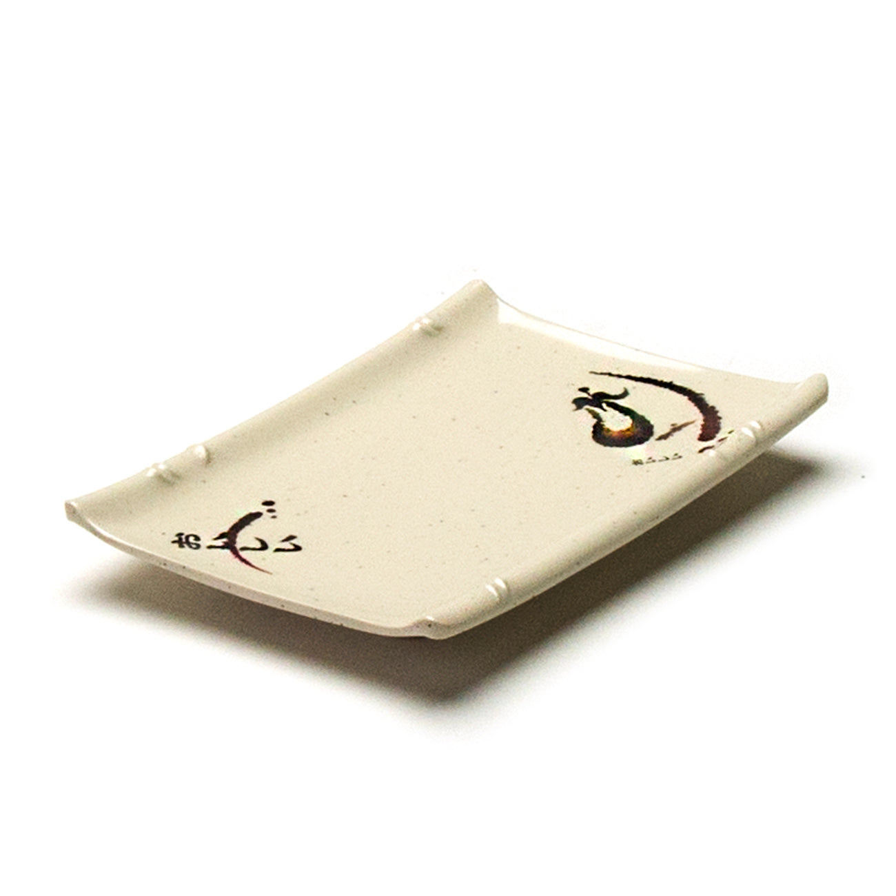 Melamine Rectangular Plate 6-5/8"x4-1/2", Eggplant