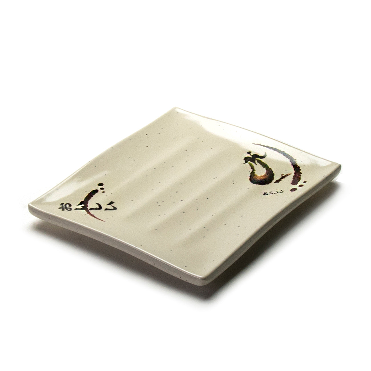 Melamine Rectangular Plate 8"X7", Eggplant