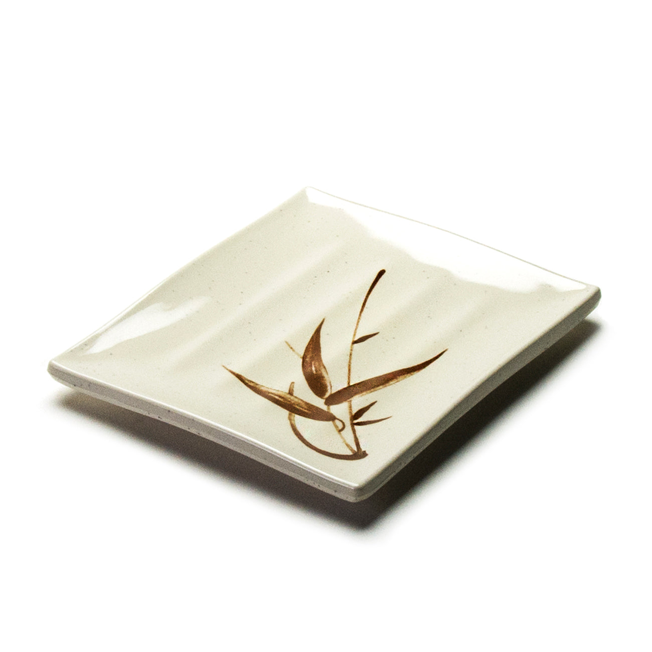 Melamine Rectangular Plate 8"X7", Autumn Grass