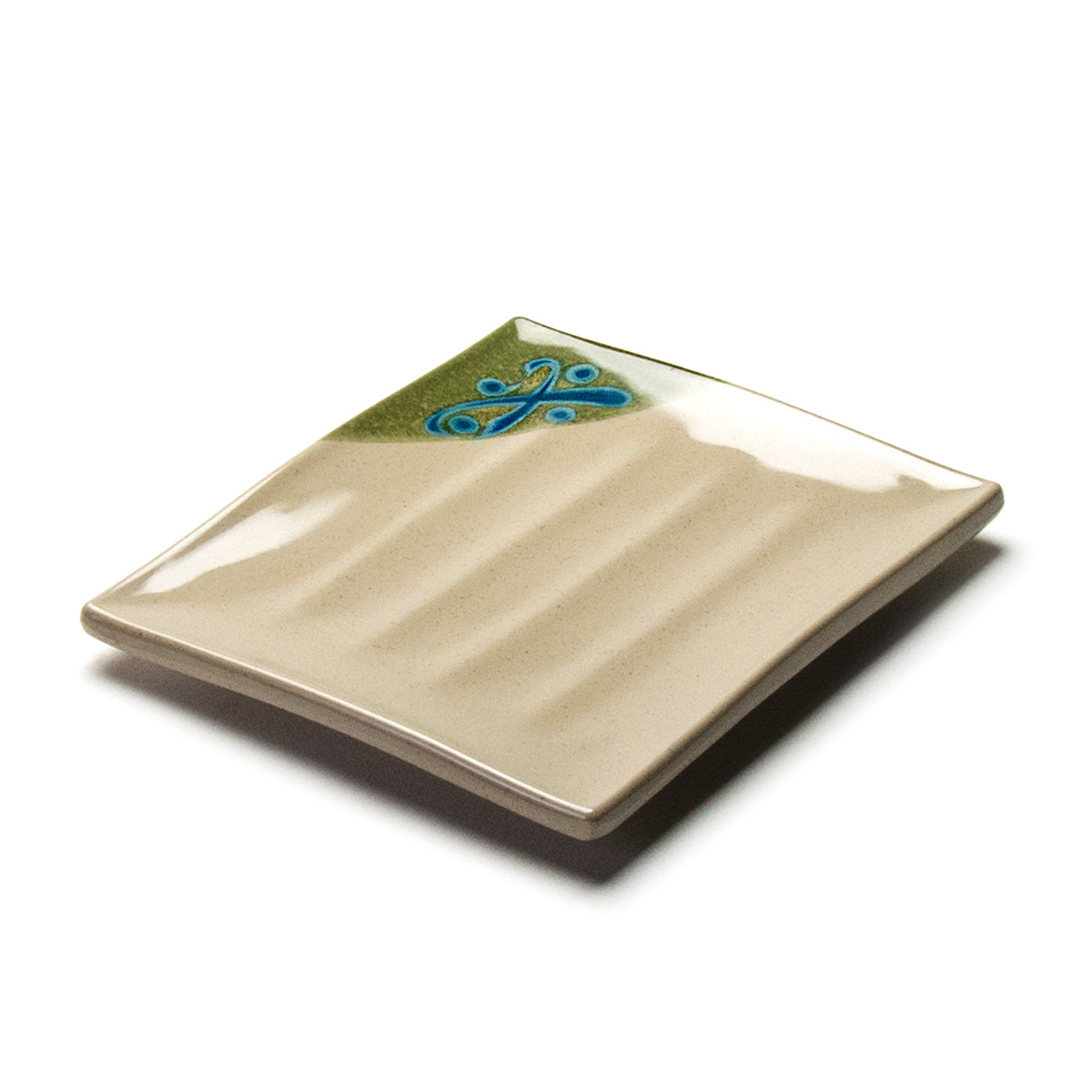 Melamine Rectangular Plate 8"X7", Green