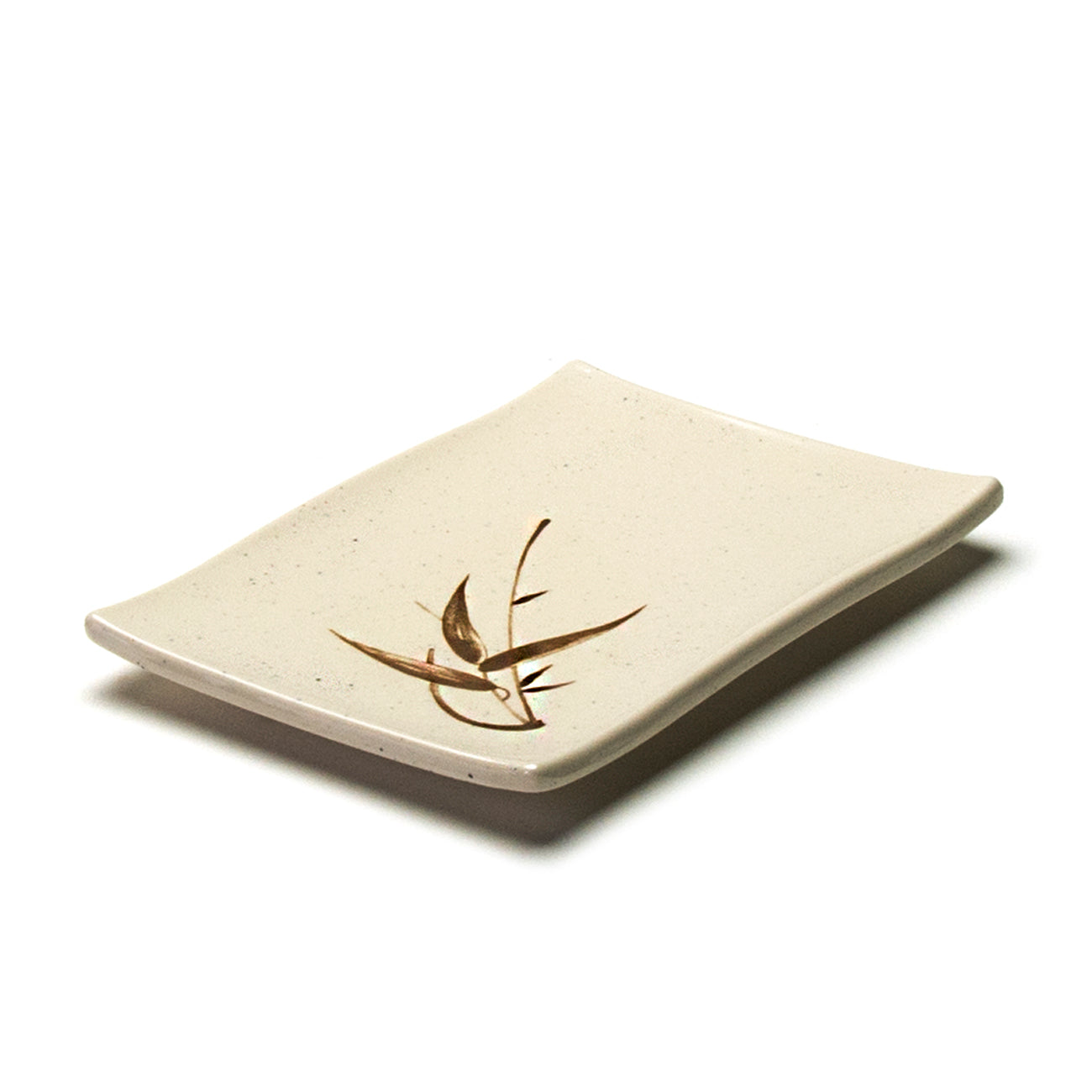 Melamine Rectangular Plate 8-3/8"X5-5/8", Autumn Grass